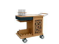 107 WINE TROLLEY - Image 2