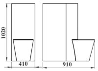 830300 Paslanmaz Klozet Lavabo - Görsel 2