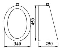 829300 Paslanmaz Pisivuar - Görsel 2