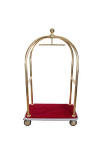 1340 Askılı Valiz Arabası (Pirinç)