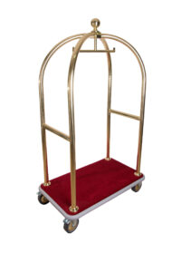 1340 Askılı Valiz Arabası (Pirinç) - Görsel 2