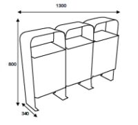 818336 Geri Dönüşüm Çöp Kovası - Görsel 2