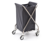 1510 P Katlanır Çamaşır Arabası (Paslanmaz)