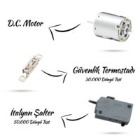 Concept Spiral Hotel Type (Drawer-Integrated) Hair Dryer - Image 4