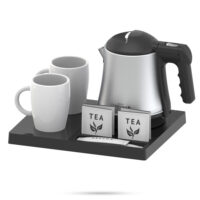 Otel Tipi Prizma Plus Kettle + 28x23cm Tepsi Set