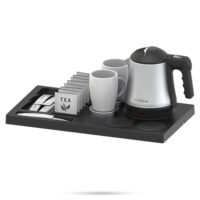 Otel Tipi Prizma Plus Kettle + 45x25cm Tepsi Set