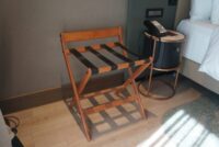 VLZ0010 Ahşap Valiz Sehpası (Kayın Ağacı) - Görsel 2