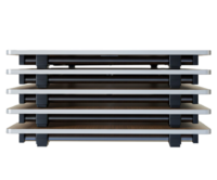 1640-A Rectangular Banquet Table – Aluminum Edge - Image 3