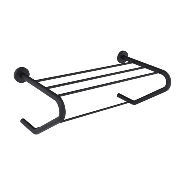otelsan-Destekli-Rafli-Havluluk-19-mm-siyah 783400 Destekli Raflı Havluluk Ø19 mm Siyah - Görsel 1