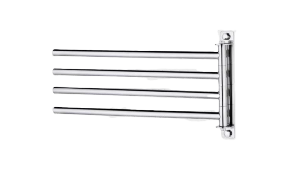 otelsan-dörtlü-askurut-balkon-havluluk 711400 Quad Wall-Mounted Drying Towel Rack - Image 1