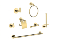9110 Fiesta Bathroom Accessories Set – Gold