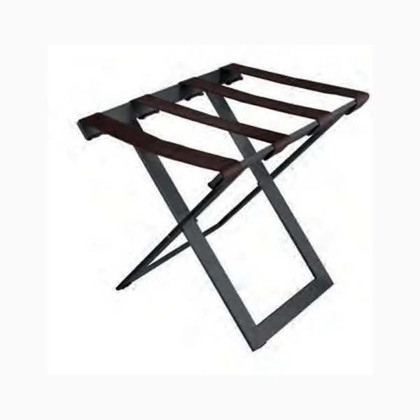 8661530 JVD Modern Metal Luggage Stand, Black