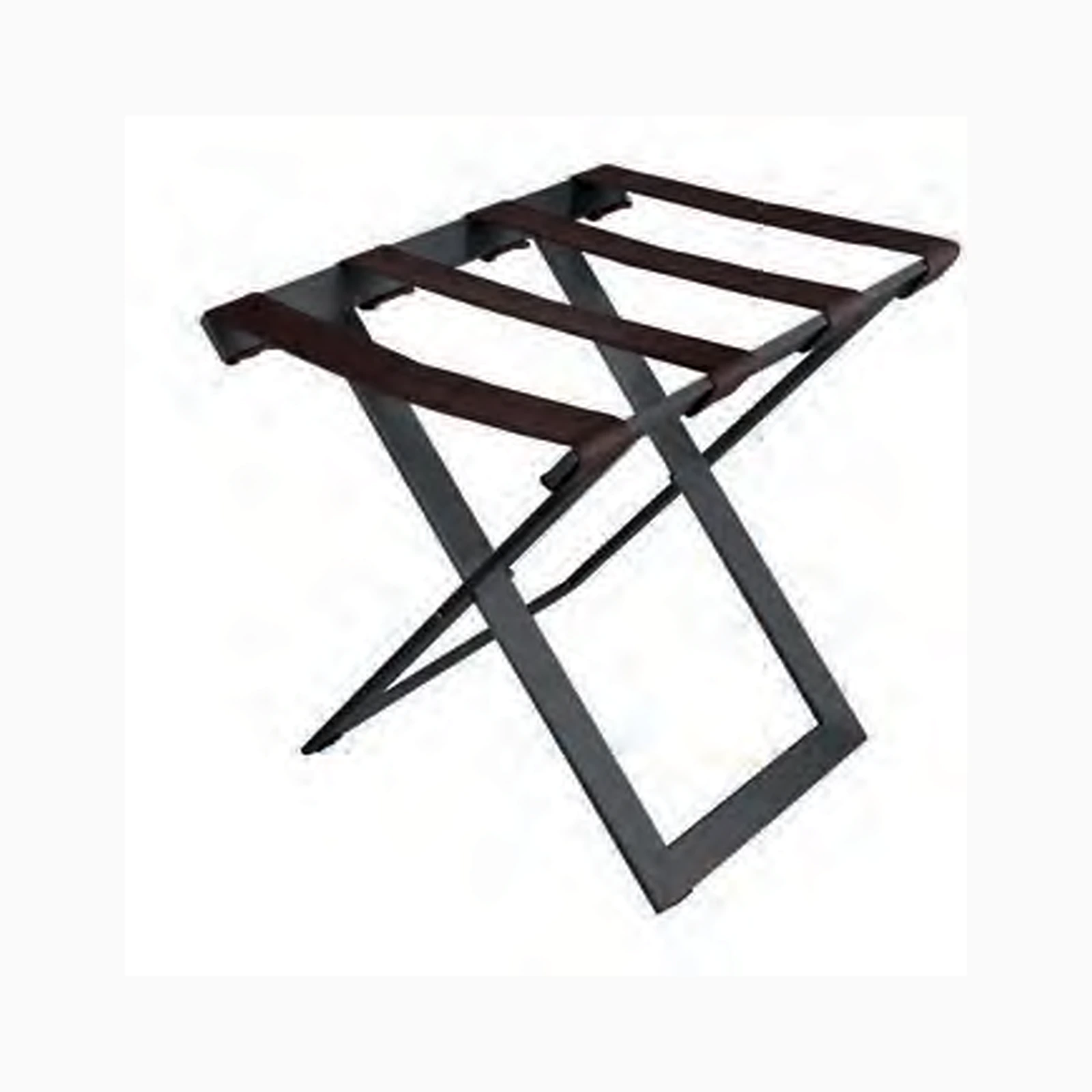 8661530 JVD Modern Metal Luggage Stand, Black 8661530 JVD Modern Metal Luggage Stand, Black