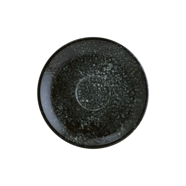 Bonna Cosmos Black Kahve Fincanı Tabağı