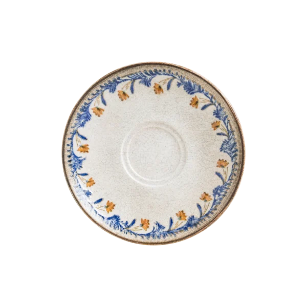 Bonna Retro Floral Kahve Fincanı Tabağı