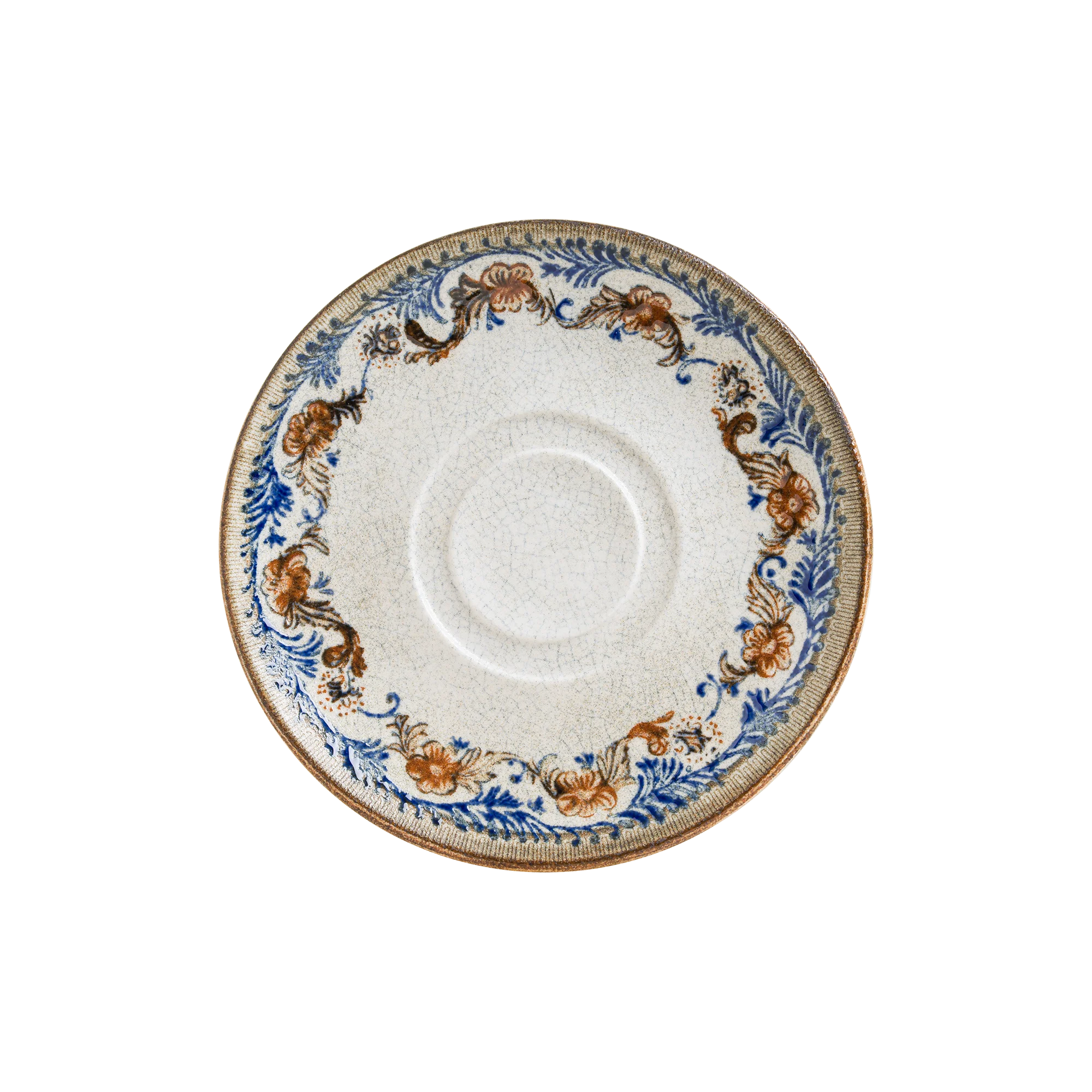 Bonna Retro Floral Konsome Kasesi Tabağı Bonna Retro Floral Konsome Kasesi Tabağı