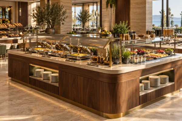 Açık büfe üniteleri — OTELSAN otel ekipmanları