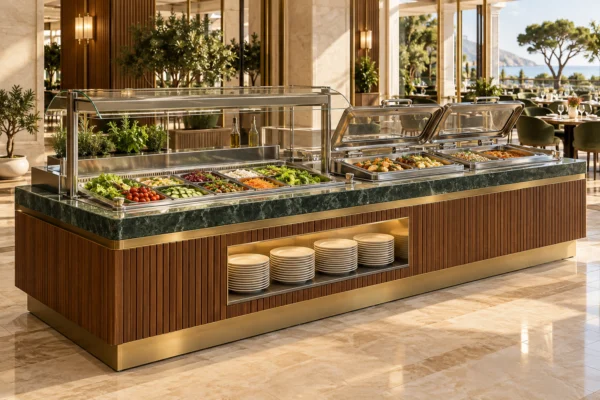 Salata bar ve benmari — OTELSAN otel ekipmanları