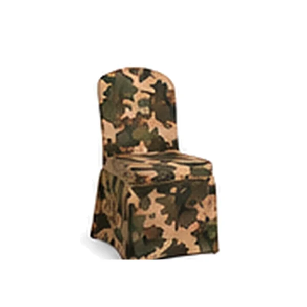 Camouflage Baskılı Banket Sandalye Kılıfı