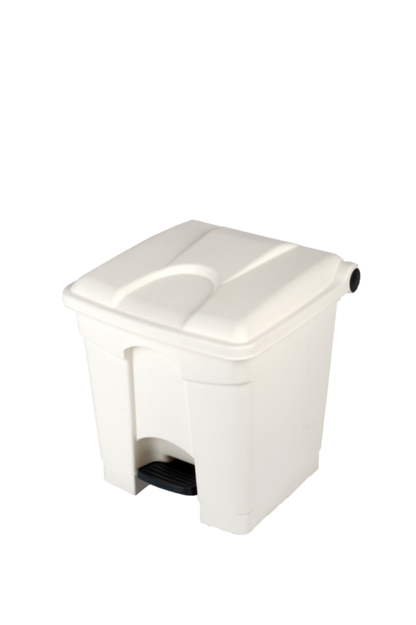 899748 JVD Pedallı Çöp Kovası 30 L - Beyaz Gövde / Beyaz Kapak